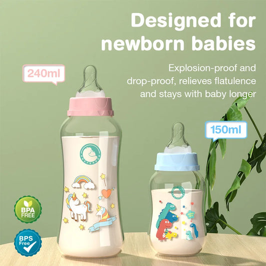 Wide-Mouth Baby Bottle Set