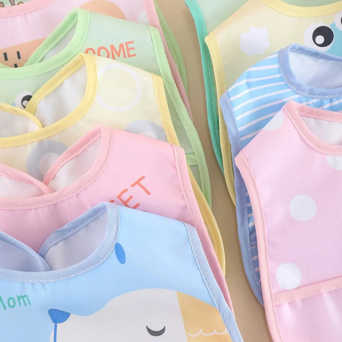 Cartoon Waterproof Baby Bibs